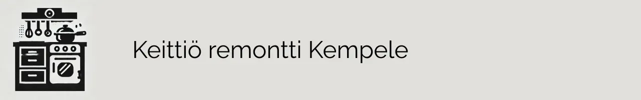 Keittiö remontti Kempele